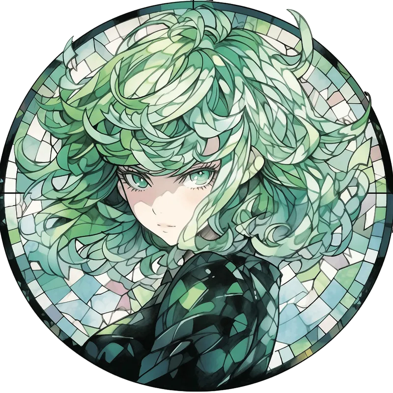 Anime Mirror - Stained Glass