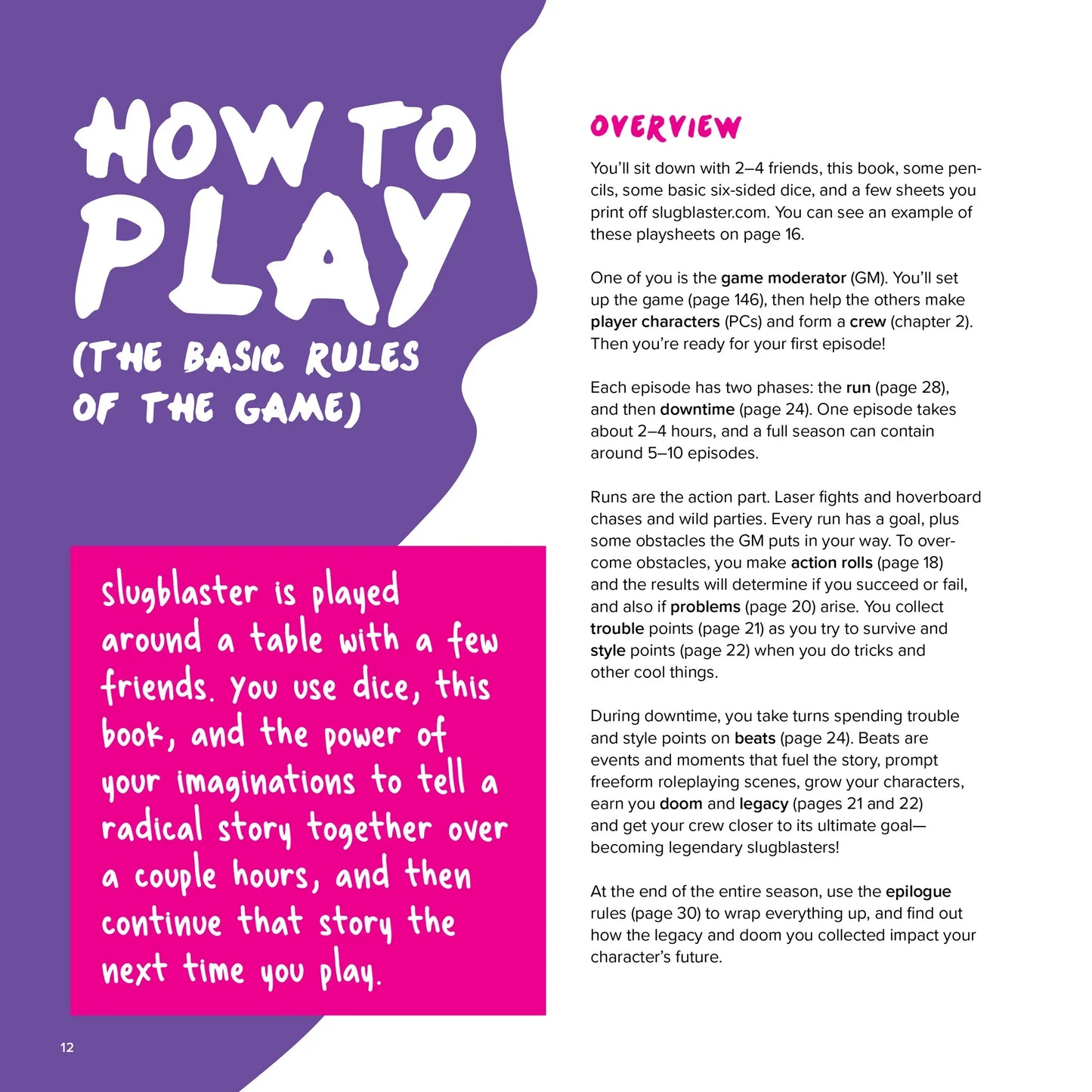 Slugblaster: Rulebook