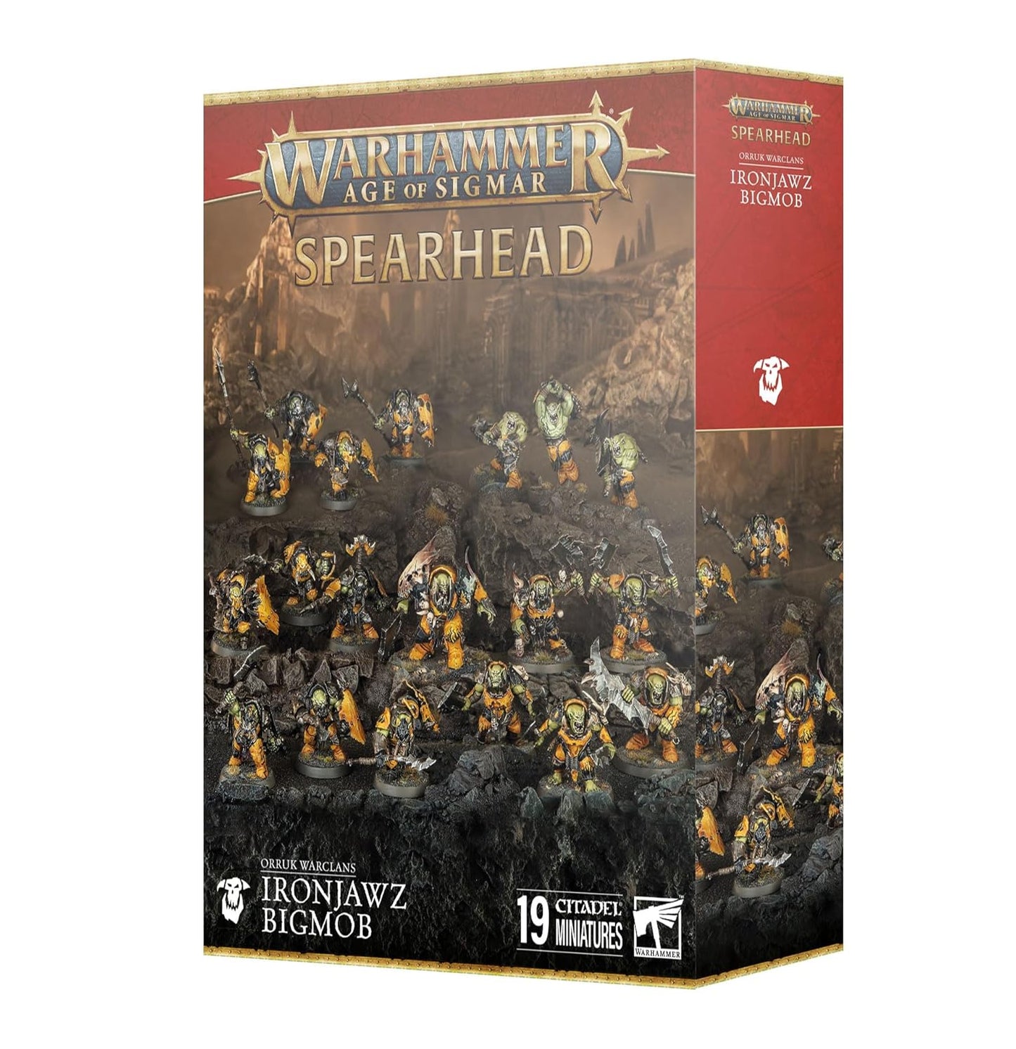Warhammer: Age of Sigmar - Ironjaqz Bigmob - Orruk Warclans Spearhead