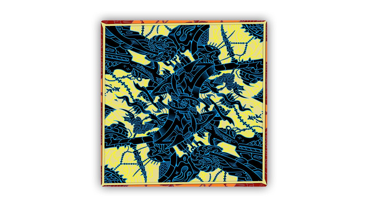 Auto Mat Grainlur Black 2 Player Cloth Playmat