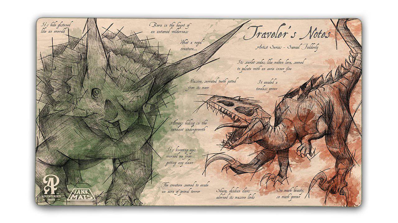 Dinosaurs Sketch Playmat