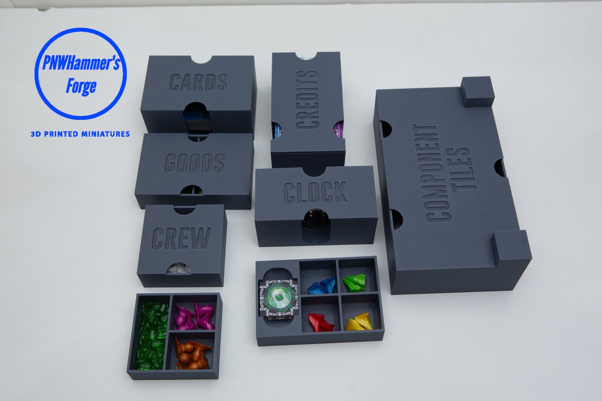 Galaxy Trucker Organizer - Board Game Insert
