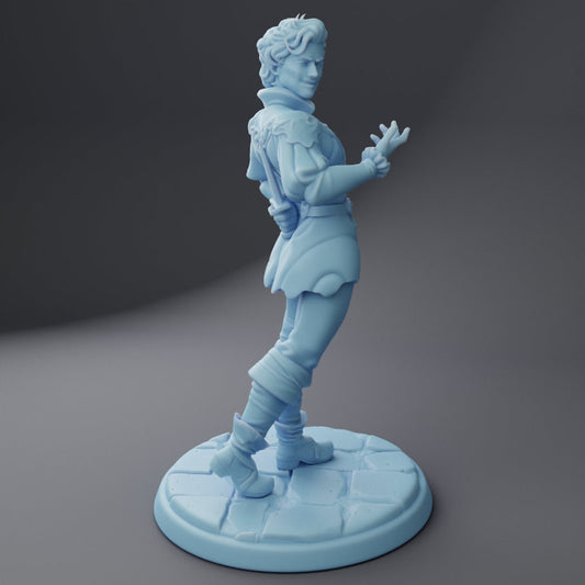 Male Vampire Aristocrat - Twin Goddess Miniatures - Ashton - D&D - TTRPG - 32mm Miniature - Pathfinder - Unpainted