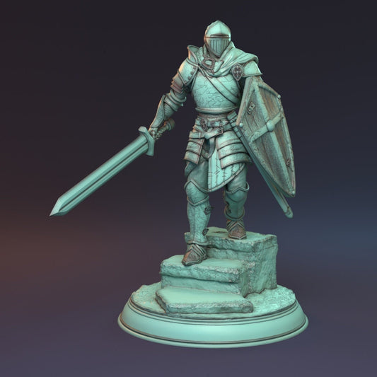 Human Male Fighter for TTRPG by HardWitch Games - Sir Kurt - Pathfinder - D&D - TTRPG - Gift for Gamers