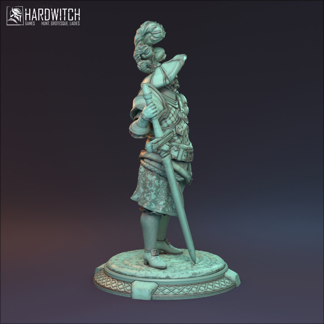 Human Male Fighter for TTRPG by HardWitch Games - Baston - Pathfinder - D&D - TTRPG - Gift for Gamers