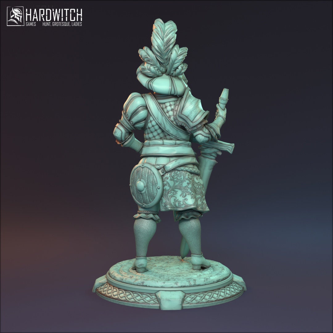 Human Male Fighter for TTRPG by HardWitch Games - Baston - Pathfinder - D&D - TTRPG - Gift for Gamers