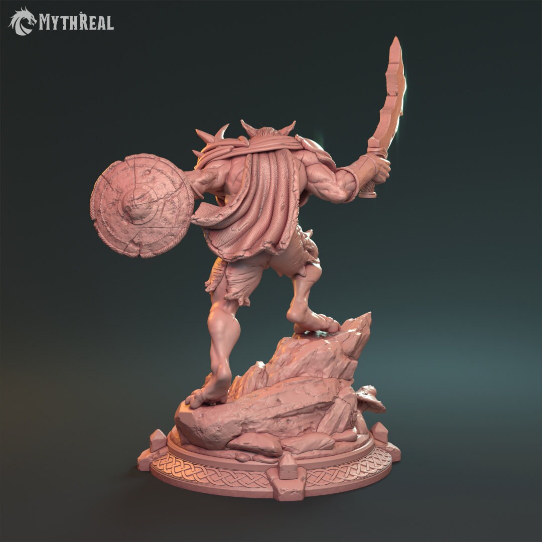 Male Werewolf Fighter for TTRPG by HardWitch Games - Brogon - Pathfinder - D&D - TTRPG - Gift for Gamers