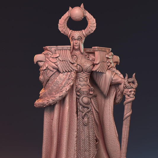 Human Female Necromancer for TTRPG by HardWitch Games - Gunnar - Pathfinder - D&D - TTRPG - Gift for Gamers