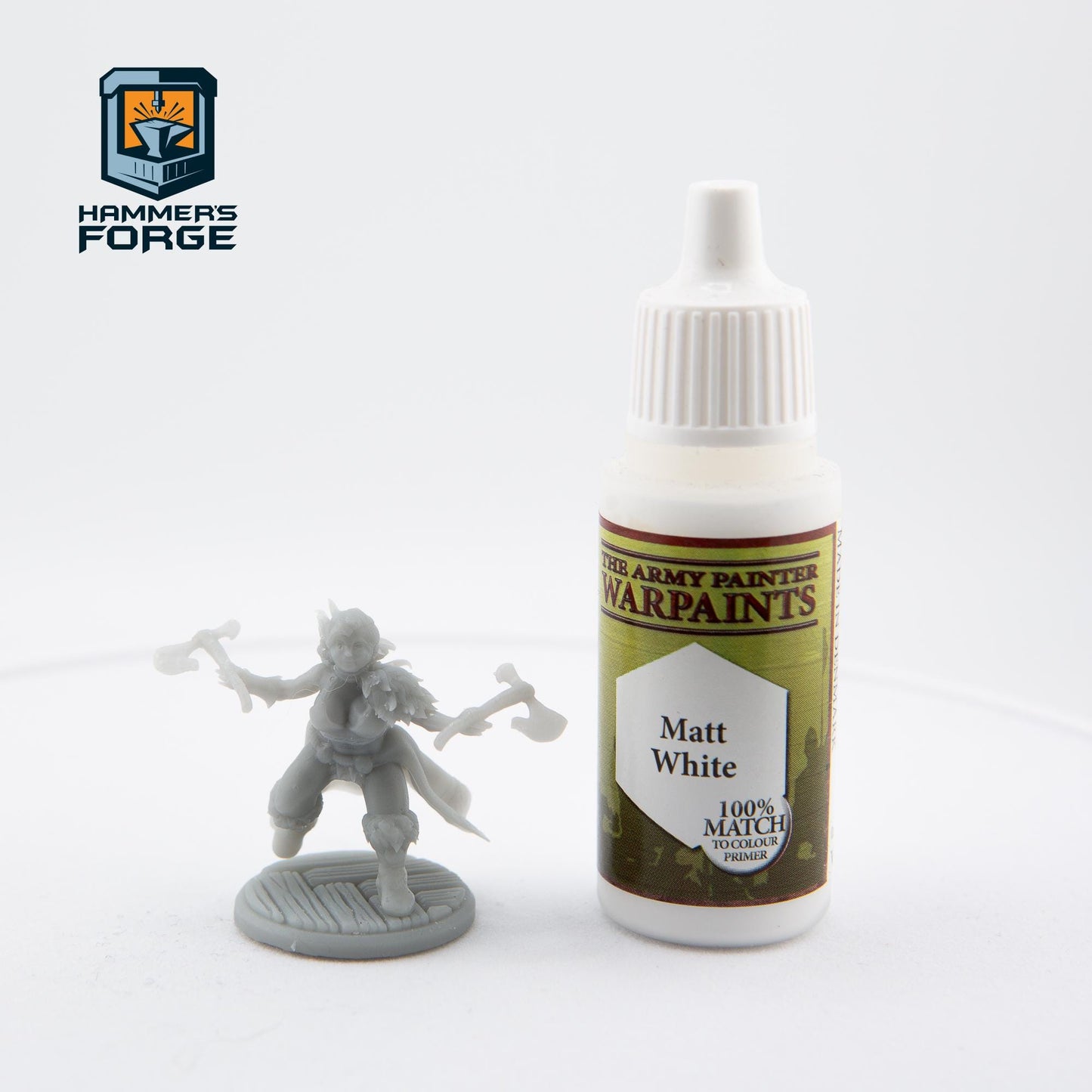 Dwarf Female Barbarian Miniature for D&D - TTRPG - 32mm Miniature - Pathfinder - Unpainted - Pes Lukas