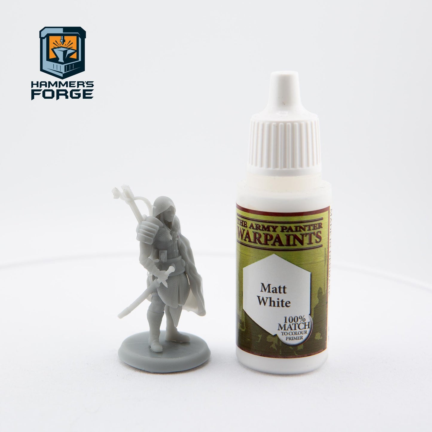 Male Wood Elf Ranger Miniature for D&D - TTRPG - 32mm Miniature - Pathfinder - Unpainted - Pes Lukas