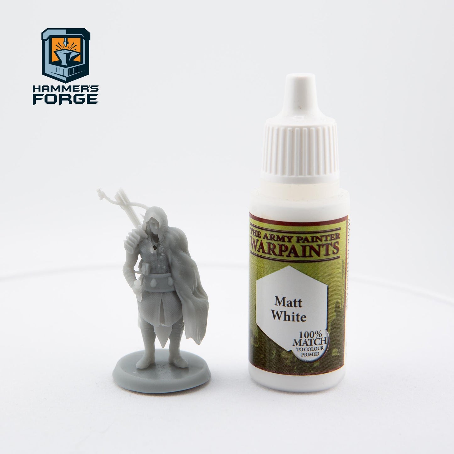 Male Wood Elf Ranger Miniature for D&D - TTRPG - 32mm Miniature - Pathfinder - Unpainted - Pes Lukas