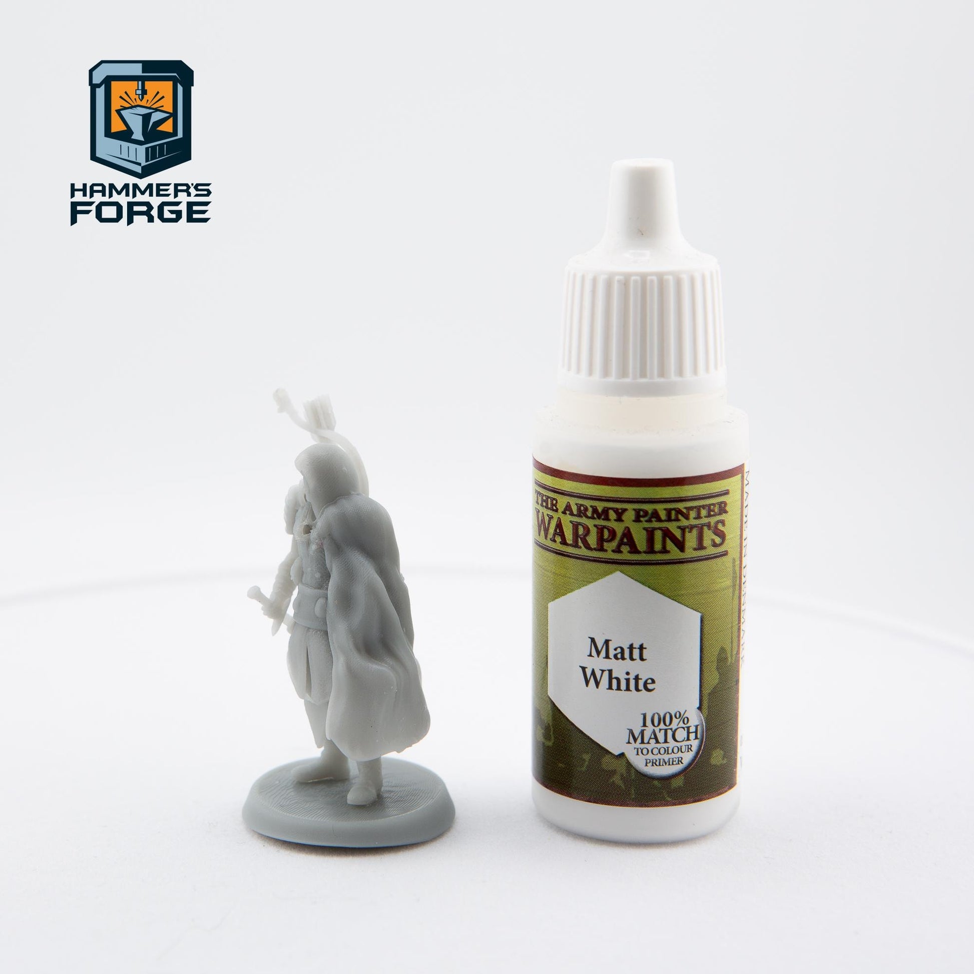 Male Wood Elf Ranger Miniature for D&D - TTRPG - 32mm Miniature - Pathfinder - Unpainted - Pes Lukas