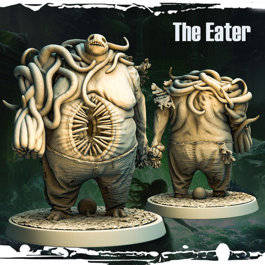 The Eater Miniature - Cursed Mermaid - 32mm Scale - Terror on Cursed Water - Monolith Arts - Pathfinder - 5E