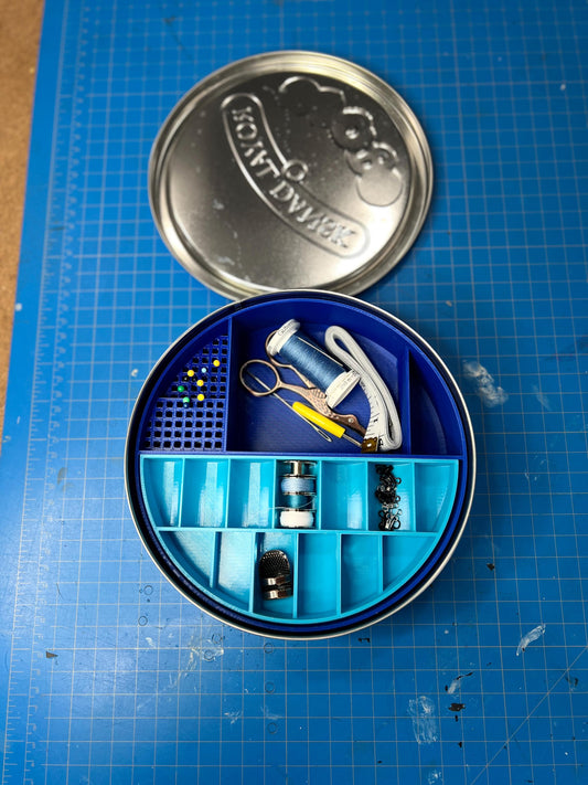 Cookie Tin Sewing Caddy