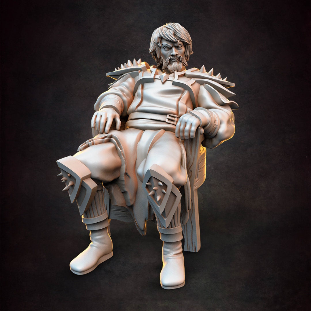 Thugs - Bandit - Ruffian - NPC - TTRPG - 32mm Miniature - D&D - Pathfinder - Unpainted - Red Clay Collectibles - The Good Ol' Tavern