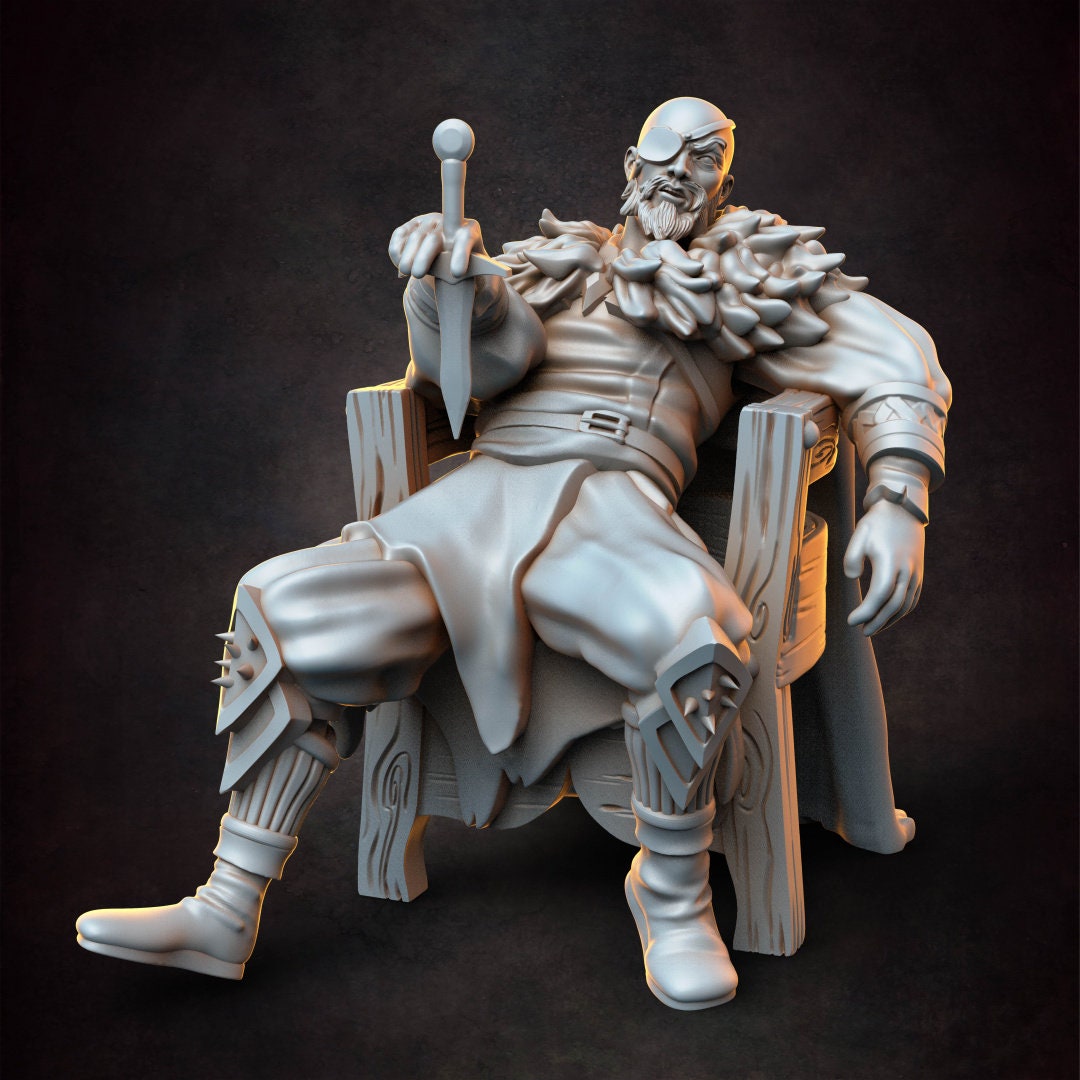 Thugs - Bandit - Ruffian - NPC - TTRPG - 32mm Miniature - D&D - Pathfinder - Unpainted - Red Clay Collectibles - The Good Ol' Tavern