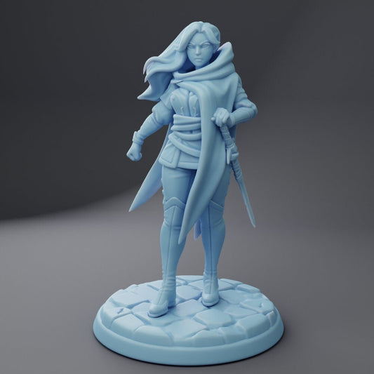 Sypheena - Strahd - Ravenloft - Castlevania - Twin Goddess Miniatures - D&D - TTRPG - 32mm/75mm Miniature - Pathfinder - Unpainted -