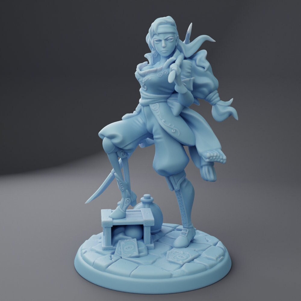 Mariellda - Strahd - Ravenloft - Castlevania - Twin Goddess Miniatures - D&D - TTRPG - 32mm/75mm Miniature - Pathfinder - Unpainted -