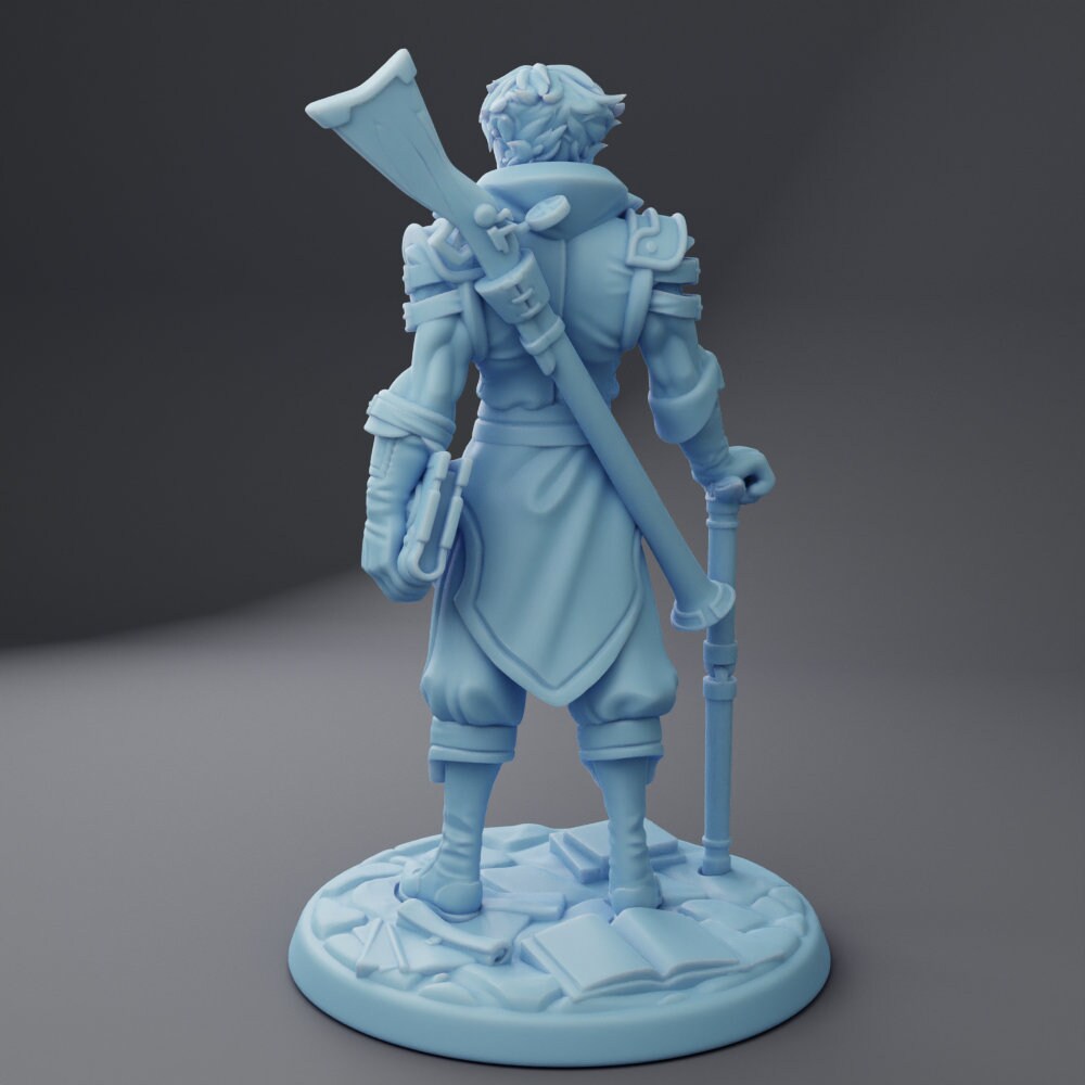 Van Richter - Twin Goddess Miniatures - D&D - TTRPG - 32mm/75mm Miniature - Pathfinder - Unpainted - Strahd - Ravenloft - Castlevania