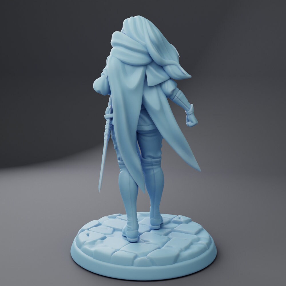 Sypheena - Strahd - Ravenloft - Castlevania - Twin Goddess Miniatures - D&D - TTRPG - 32mm/75mm Miniature - Pathfinder - Unpainted -