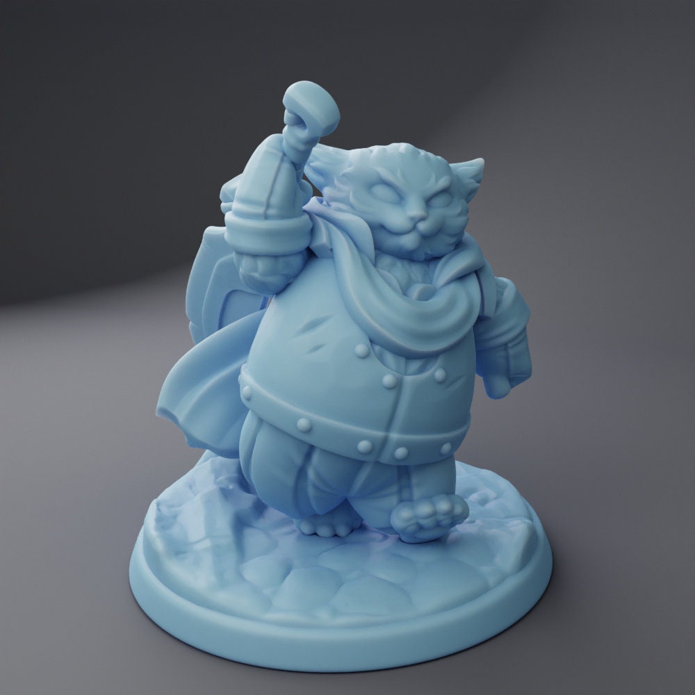 Beastfolk Warrior - Twin Goddess Miniatures - D&D - TTRPG - 32mm - Hamster - Corgi - Beaver - Cat - Rabbit